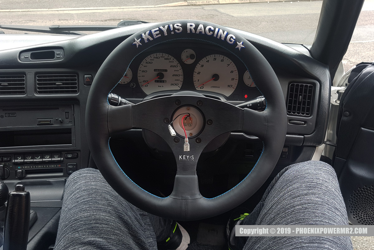 New Keys Racing Steering Wheel & Works Bell Rapfix II Quick Release